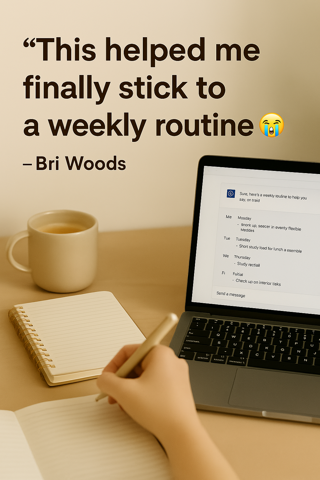 ADHD-Friendly Weekly Schedule Generator Prompt – Structure Your College Week with AI